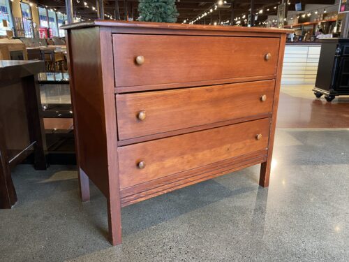 Stout 3-Drawer Warm-Tone Side Dresser