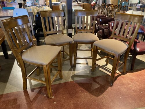 Padded Seat Barstool Quartet (Set of 4)