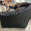 Black Wide Arm 3-Seat Sofa