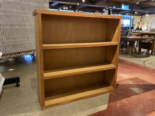 Wider Sturdy Solid Blonde Bookshelf