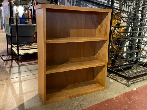 Sturdy Solid Blonde Bookshelf
