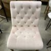 Light Pink Tufted Accent Chair