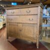 Vintage Three Drawer and Two Door Cabinet on Wheels
