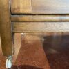Vintage Three Drawer and Two Door Cabinet on Wheels