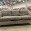 Grey/Brown Woven Plush Couch
