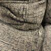 Grey/Brown Woven Plush Couch