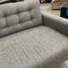 ALBANY  MCM Dark Grey Woven Pebble 3 Seat Sofa