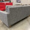 ALBANY  MCM Dark Grey Woven Pebble 3 Seat Sofa