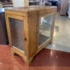 Antique 29" Tall Curio Cabinet with Glass Sides