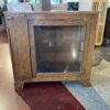 Antique 29" Tall Curio Cabinet with Glass Sides