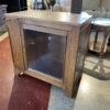 Antique 29" Tall Curio Cabinet with Glass Sides