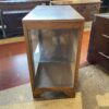 Antique 29" Tall Curio Cabinet with Glass Sides