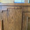 Antique 29" Tall Curio Cabinet with Glass Sides