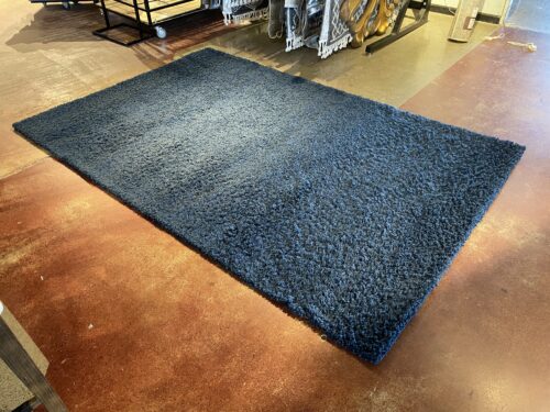 UNIQUE LOOM Solo Solid Shag in Sapphire Blue