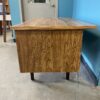 Walnut Burl Veneer Desk with 5 Drawers