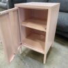 Pink Metal Cabinet Side Table