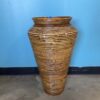 Pencil Reed Rattan Large Floor Vase