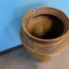 Pencil Reed Rattan Large Floor Vase