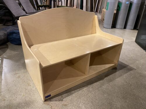 STEFFY Kids Wooden Bench with Book and Toy Storage