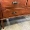 Red Mahogany 5 Drawer Dresser with Mirror