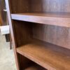 Espresso Stained Sturdy 5 Shelf Bookcase