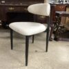 RESTORATION HARDWARE Arno Fabric Side Chair in Dove Boucle