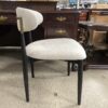 RESTORATION HARDWARE Arno Fabric Side Chair in Dove Boucle