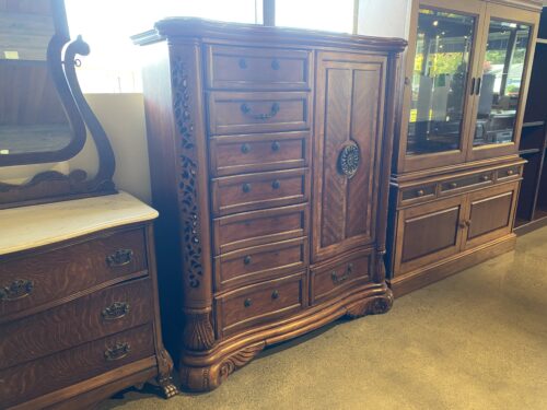 Grand Armoire w/ Hidden Side Mirrors