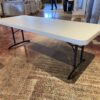 LIFETIME Folding Table with Adjustable Height 71.5"x30"