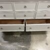 NEW CLASSIC White 8 Drawer Lowboy w/ Metal Hardware