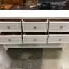 NEW CLASSIC White 8 Drawer Lowboy w/ Metal Hardware