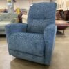 LA-Z-BOY Casey Teal Swiveling Manual Recliner
