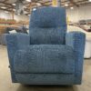 LA-Z-BOY Casey Teal Swiveling Manual Recliner