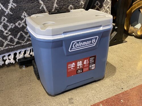 COLEMAN 60Qt Rolling Cooler w/ Handle