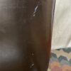 O-PALIER Dark Brown Leather Dining Chairs (Set of 4)