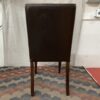 O-PALIER Dark Brown Leather Dining Chairs (Set of 4)