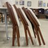 STAKMORE Cherry Folding Chairs (Set of 3)