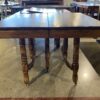 Square 5-Leg Folk Style Dining Table