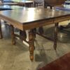 Square 5-Leg Folk Style Dining Table