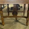 Square 5-Leg Folk Style Dining Table