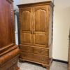 ETHAN ALLEN Warm Tone Armoire w/ Adjustable Partitions