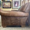 LEE INDUSTRIES Brown Leather 2 Seater Sofa