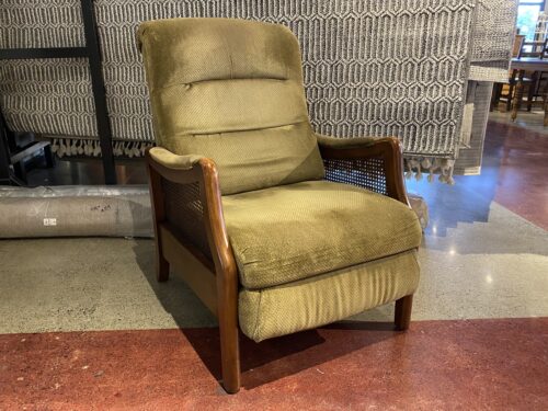 LANE Low Key Recliner w/ Rattan Side Panels