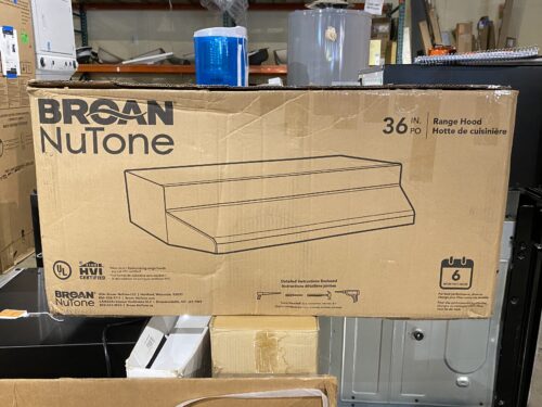 BROAN 36" Stainless Steel Range Hood