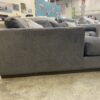 LAZAR Dark Grey 2 Piece Pentagonal Sectional Sofa