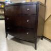 CRATE& BARREL Colette 3-Drawer Dresser in Espresso