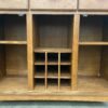 Light Wood Top Sideboard Buffet with Wine Rack