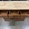 Light Wood Top Sideboard Buffet with Wine Rack