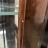 Lighted Wooden Mirrored 5-Shelf Corner Display Case