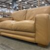 Butterscotch Plush Leather Loveseat
